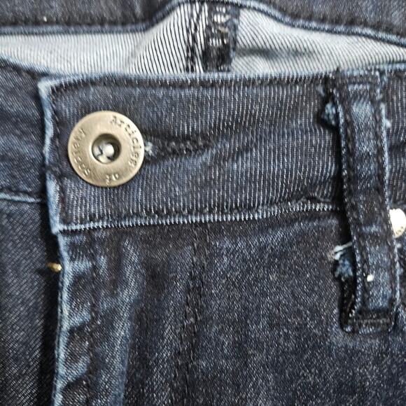 Articles of Society Jeans Womens Dark Wash Denim Mid Rise Skinny Size 28 - Picture 5 of 16